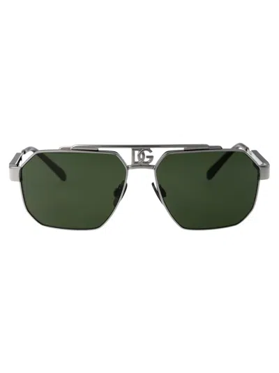 Dolce & Gabbana Sunglasses In 04/71 Gunmetal