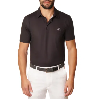 Robert Graham Pedaling Pup Polo In Black