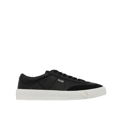 Dior Leather Sneakers In Black