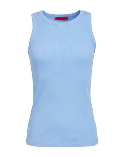 Max & Co Ribbed Fragola Tank Top In Blue