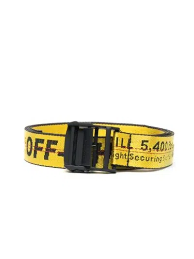 Off-white Classic Industrial Belt In Yellow & Orange