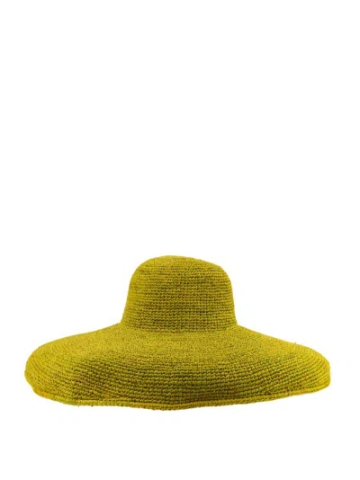 Ibeliv Rafia Hat In Yellow