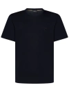 Brioni Short-sleeve Cotton T-shirt In Blue