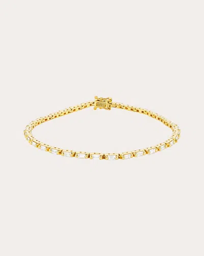 Suzanne Kalan Women's Linear Diamond Tennis Bracelet In Gold