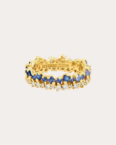 Suzanne Kalan Women's Short Stack Ombré Sapphire Eternity Band Ring In Blue