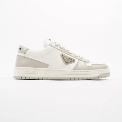 Prada Downtown Sneaker / Leather In White