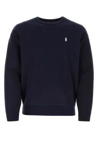 Polo Ralph Lauren Black Cotton Blend Sweatshirt
