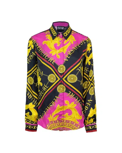 Versace Jeans Couture Shirt In Fuchsia