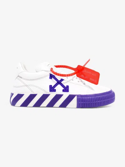 Off-white Low Vulcanized / Violet Canvas In Purple