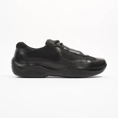 Prada America's Cup Sneakers / Mesh In Black