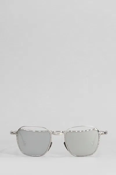 Kuboraum H71 Sunglasses In Silver Metal Alloy In Metallic