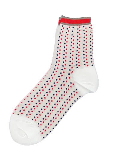 Antipast Dotted Socks In Red