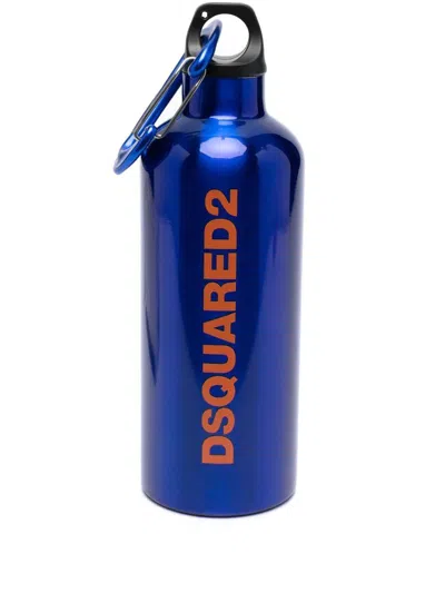 Dsquared2 Logo-print Bottle In Blue