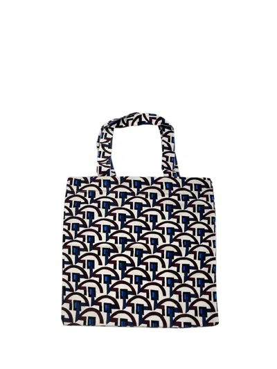 Laura Urbinati Shopper Camerino Print In Black