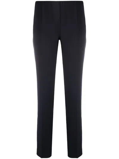 P.a.r.o.s.h Tapered Leg Trousers In Navy