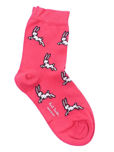 Paul Smith Bunnies Socks Pink