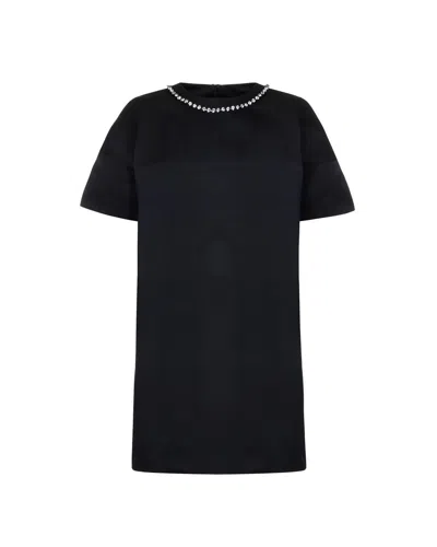 N°21 Short Dress In Black