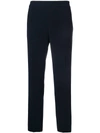 Alberto Biani Mid-rise Flared Trousers In Black