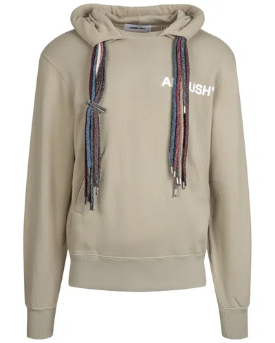 Ambush Logo Crewneck Sweater Man Sweatshirt Beige Size M Cotton