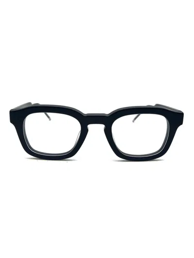 Thom Browne Square Frame Glasses In Black