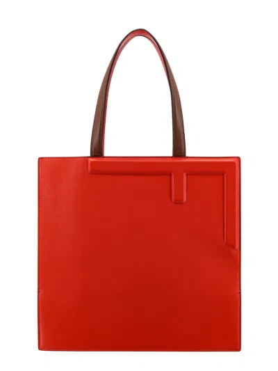 Fendi Flip Medium Shoulder Bag In Red