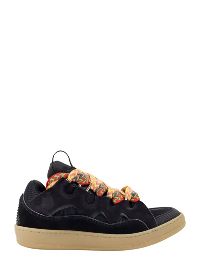 Lanvin Curb Sneakers In Black