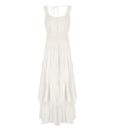 Twinset White Long Dress