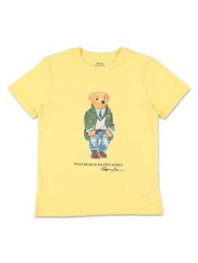 Ralph Lauren Maglietta Polo Bear In Yellow