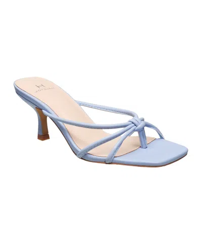 H Halston Women's Mirakle Slip On Dress Sandals In Blue