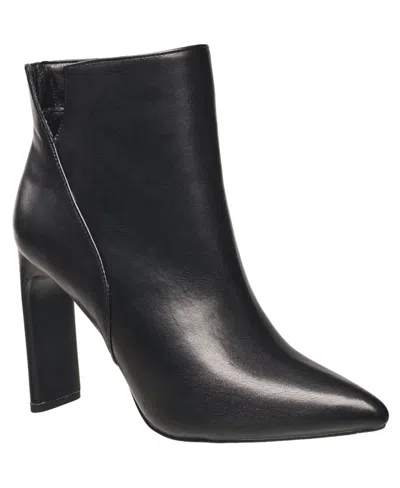 H Halston Women's Allyson Heeled Pointed Boots In Black