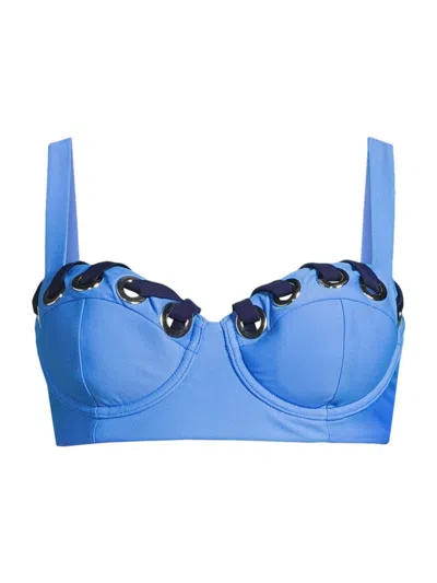 Ramy Brook Ira Underwire Bikini Top In Serene Blue