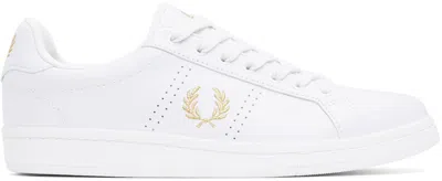 Fred Perry Authentic Spencer Leather Trainer In White