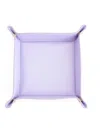 Royce New York Women's Leather Catchall Tray In Lavender
