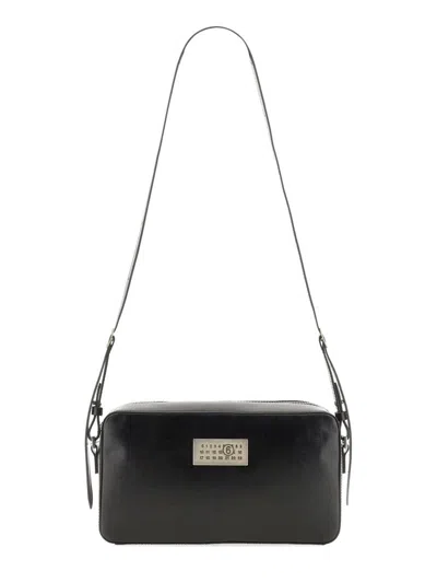 Mm6 Maison Margiela Shoulder Bag "numeric" Small In Black
