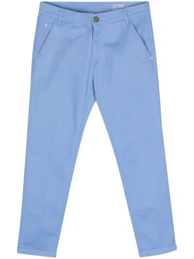 Pt Torino Five-pockets Slim-cut Jeans In Blue
