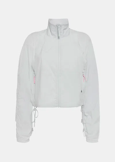 Adidas Originals Adidas Grey Lightweight Jacket In Clear Grey/light Pink