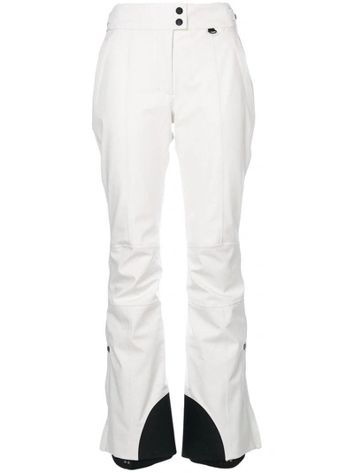 Moncler Bootcut Ski Trousers In White