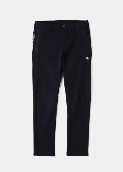 Pearly Gates Easy Tapered-leg Trousers In Navy