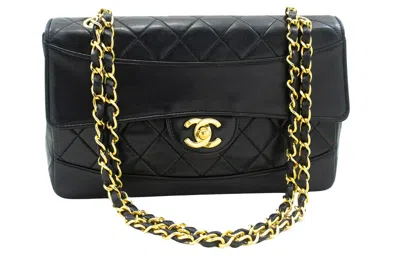 Pre-owned Chanel Timeless/classique Black Leather Shoulder Bag ()