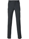 Incotex Slim Fit Tailored Trousers - Blue In Blue