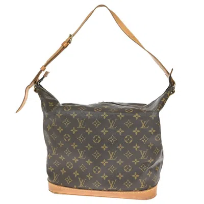 Pre-owned Louis Vuitton Amfar Brown Canvas Shoulder Bag ()