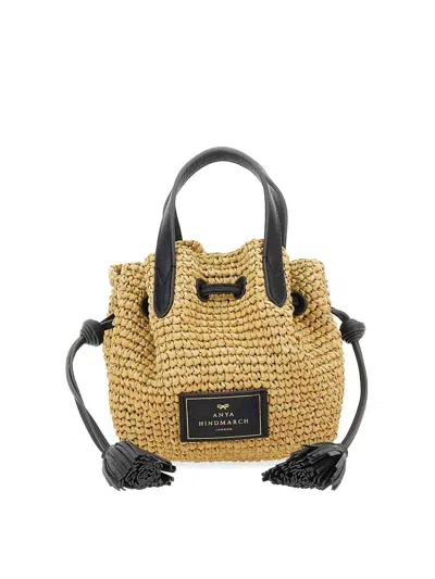 Anya Hindmarch Designer Handbags Small Shoulder Bag In Beige