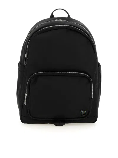 Ps By Paul Smith Nylon Backpack In Black
