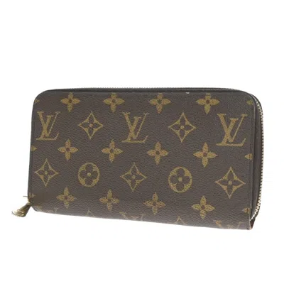 Pre-owned Louis Vuitton Portefeuille Zippy Brown Leather Wallet  ()