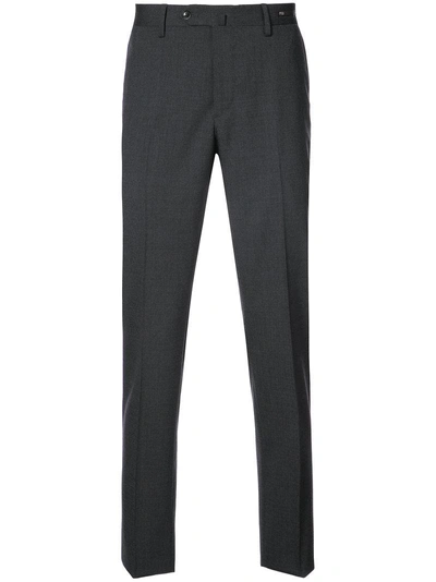Pt01 Pleated Tailored Trousers In Grey