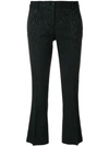 ALBERTO BIANI EMBROIDERED CROPPED TROUSERS,CC815AC601512295571