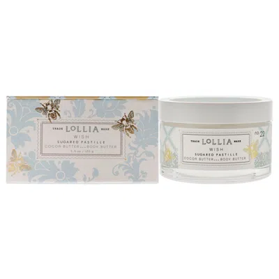 Lollia Wish Body Butter - Sugared Pastille By  For Unisex - 5.5 oz Moisturizer In White