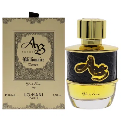Lomani Ab Spirit Millionaire Black Rose By  For Women - 3.3 oz Edp Spray In White