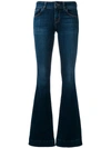 J Brand Sallie Mid-rise Bootcut Jeans In Dark Wash