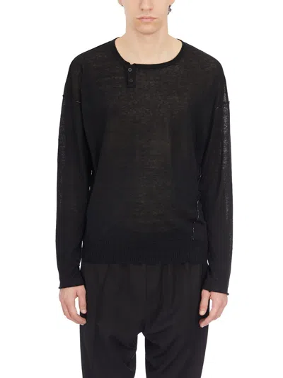 Isabel Benenato Jerseys & Knitwear In Black